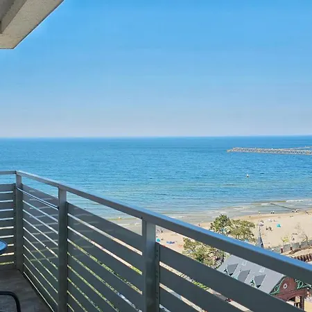 Holiday Home Slavia New 702 Z Balkonem I Widokiem Na Morze Мендзиздроє Екстер'єр фото